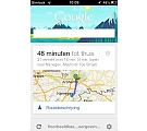 thumbnail voor Google Now in Googles iOS-app geïntegreerd