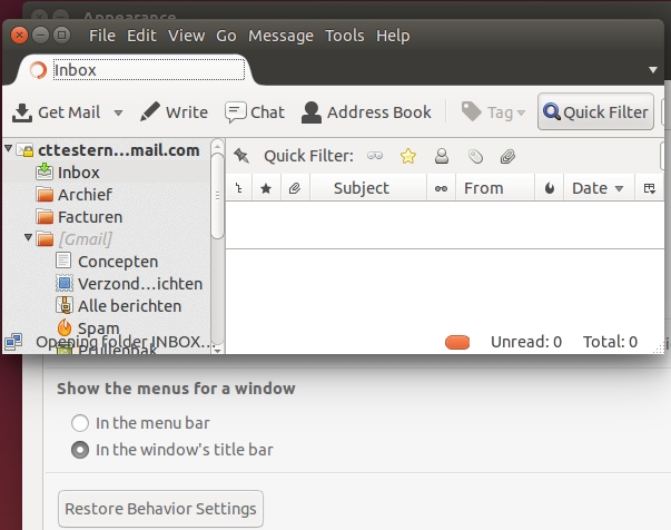 Ubuntu 14.04 verplaats de titelbalk