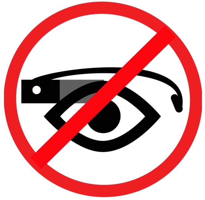 thumbnail voor Verboden voor Google Glass