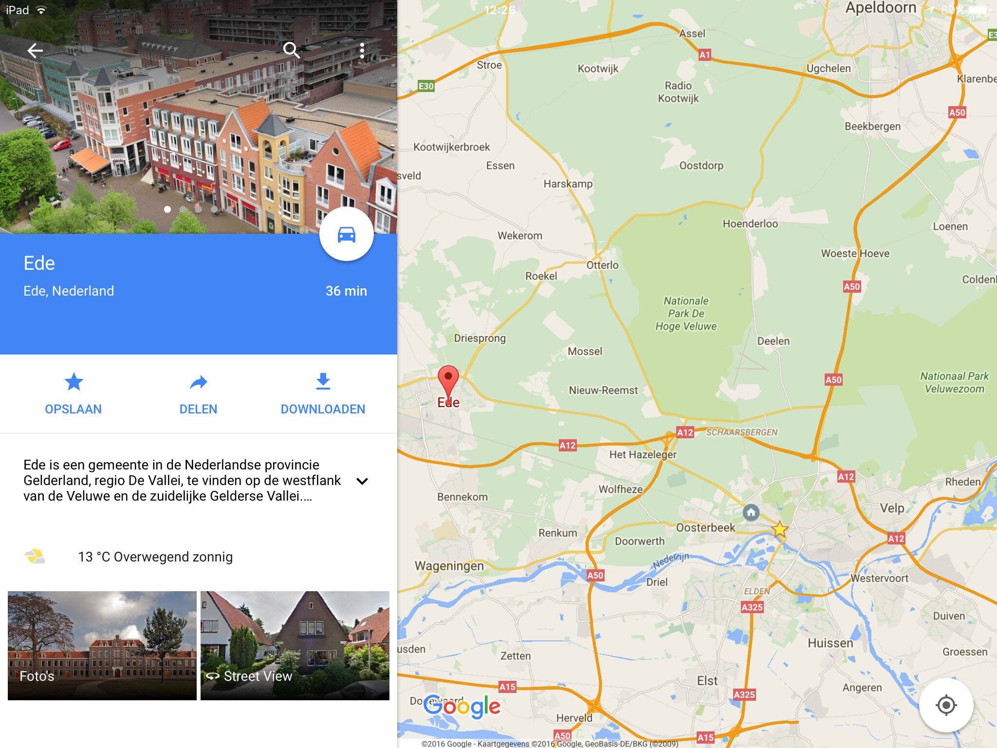 thumbnail voor Google Maps voor iOS: offline navigatie