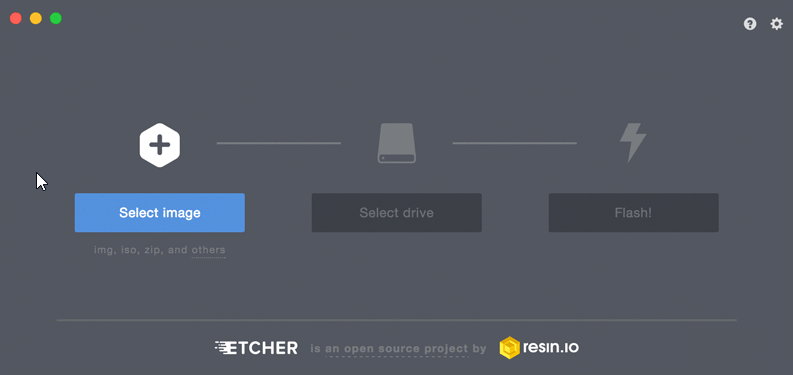 Raspberry Pi - etcher