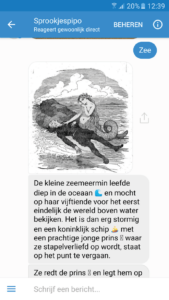 Een kort sprookje voor tussendoor: met een deel van een titel (of woord) dien je een verzoek voor een verhaaltje in. Daarna toont Pipo het betreffende sprookje in hapklare brokjes.