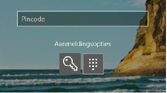 pincode inloggen Windows 10