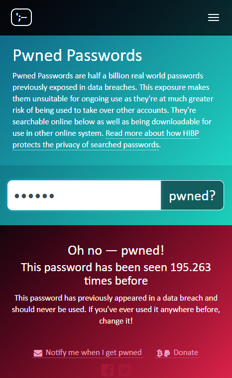 wachtwoorden gehackt onveilig lijst