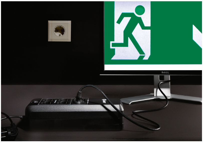 noodstroom voor pc UPS uninterruptible power supply noodstroomvoorziening stroomuitval door werken accu