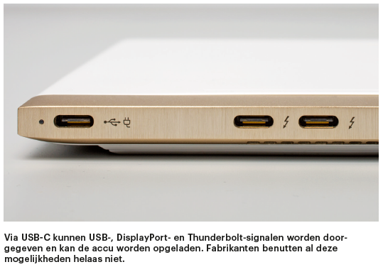 notebook kopen koopadvies laptop kiezen USB-C poort