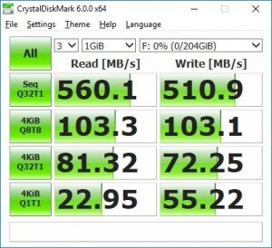 ssd sneller TRIM CrystalDiskMark