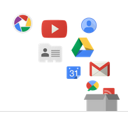 Google gegevens downloaden back-up Google Foto's lokaal lokale kopie back-uppen takeout