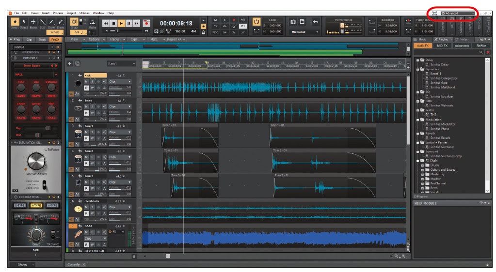 muziek maken mixer mengpaneel software Cakewalk Bandlab DAW VST audio interface