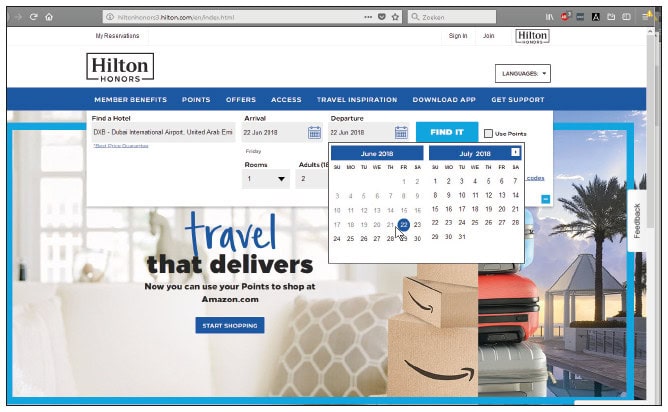 online vakantie plannen reis website vlucht huurauto hotel claim korting portal klantenkorting overnachting tip truc dagtarief overdag kamer