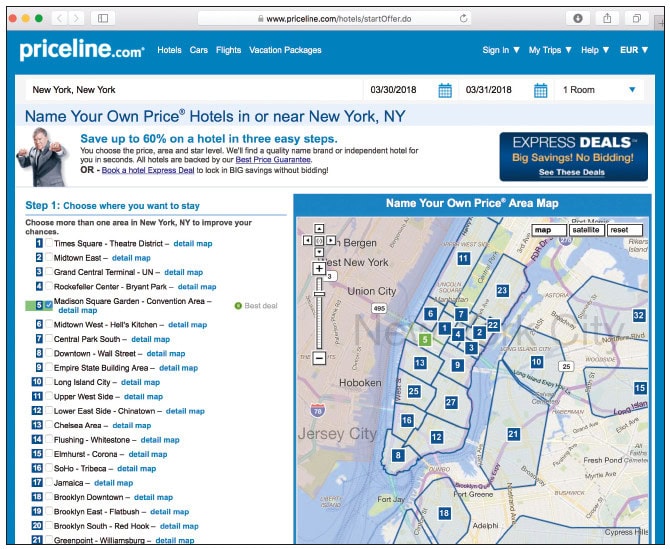 online vakantie plannen reis website vlucht huurauto hotel claim korting portal klantenkorting overnachting tip truc kamer bieden wijk