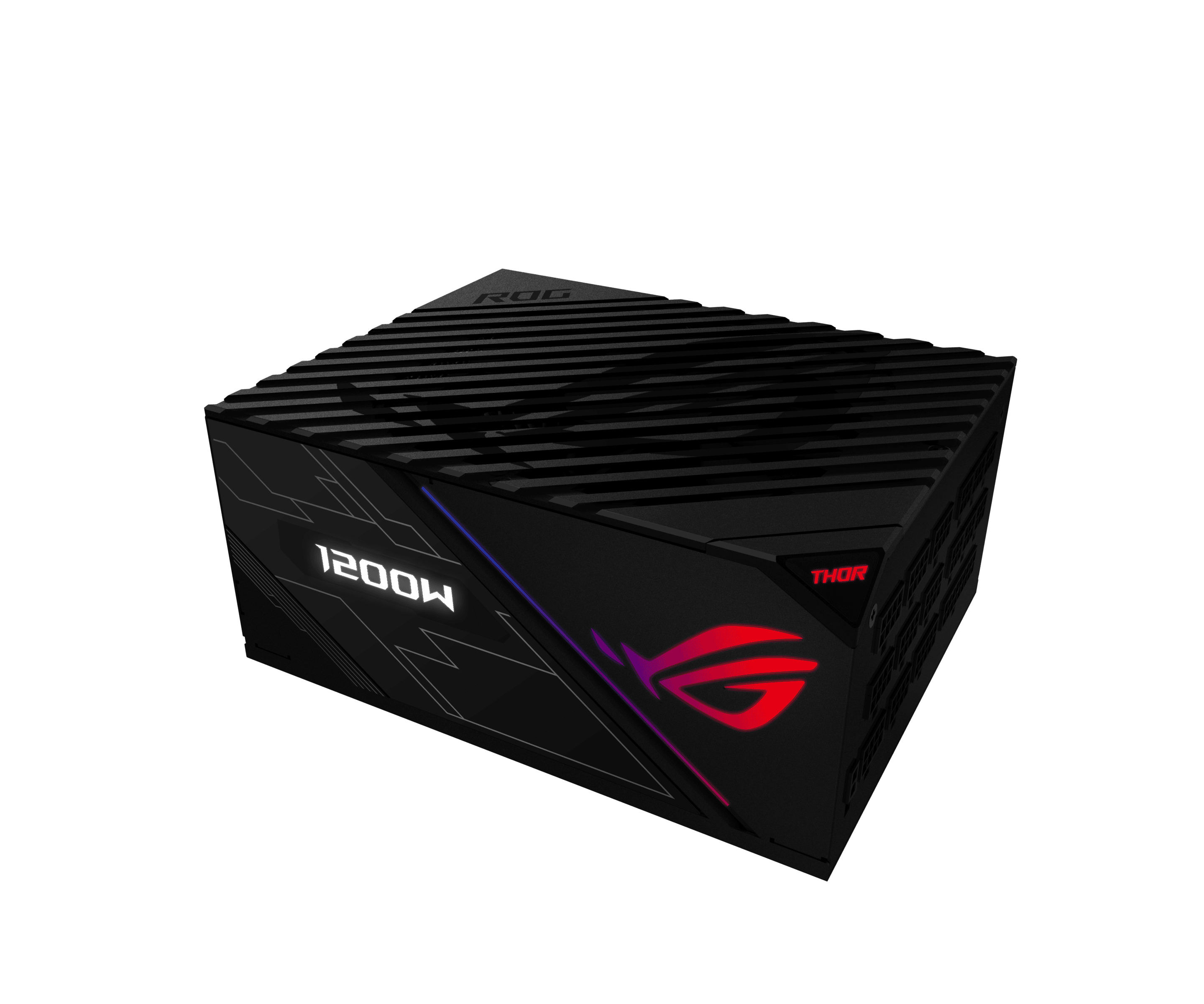 voeding met display Asus ROG-THOR-1200P_3D