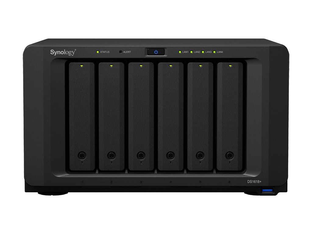 thumbnail voor Synology DS1618+ NAS voor professioneel thuisgebruik