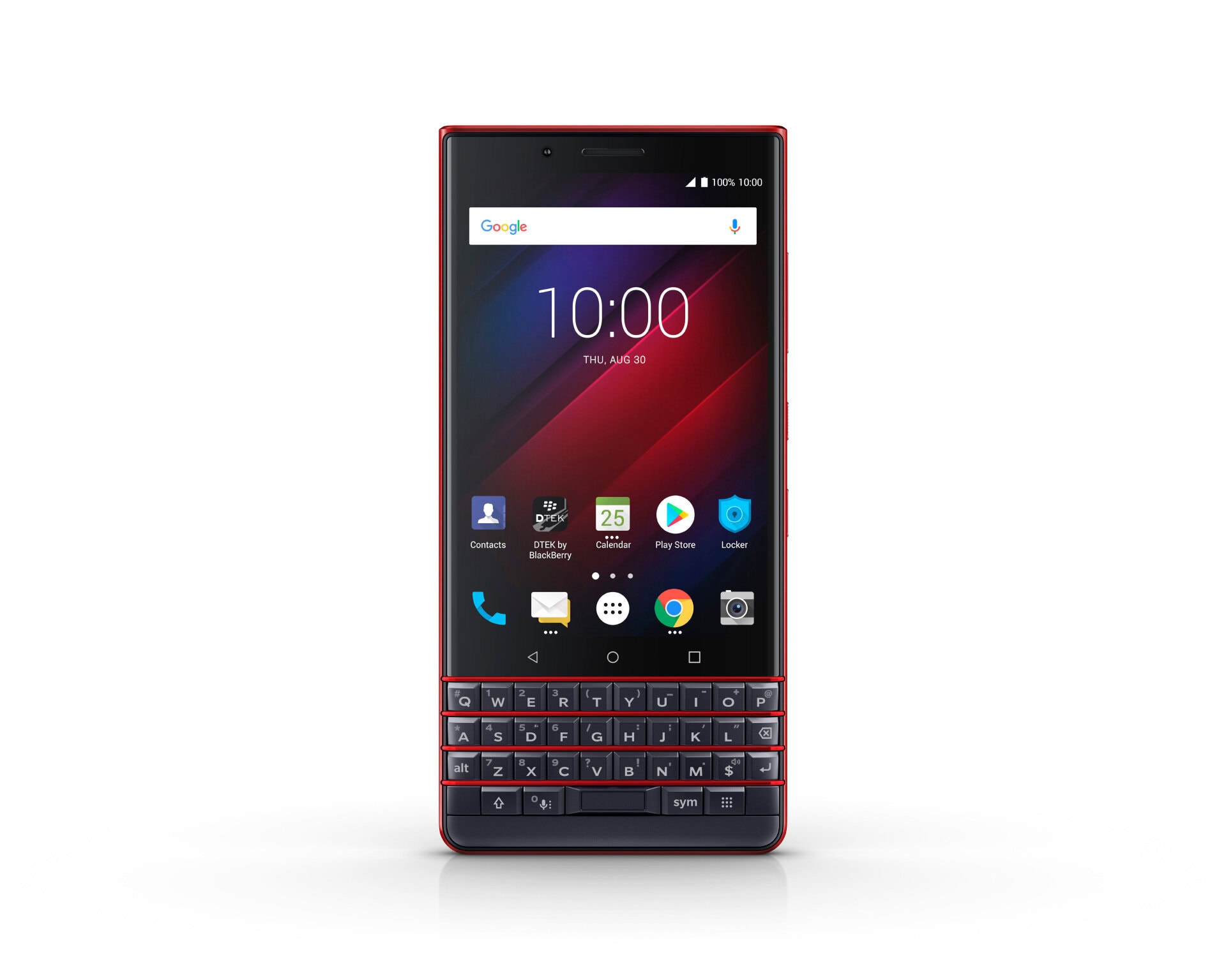 BlackBerry KEY2 LE Atomic vooraanzicht