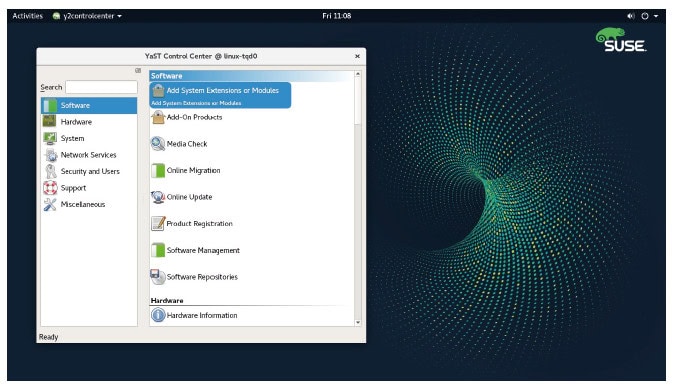 Suse Linux Enterprise versie 15 test modules