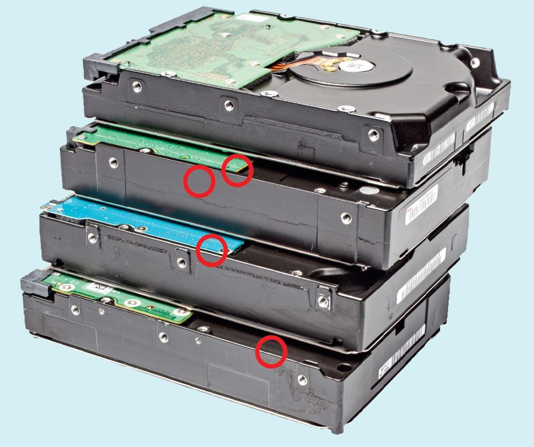 Harde schijf bevestigen