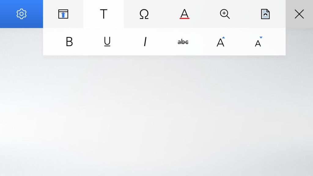 ScreenPad Word voorbeeld