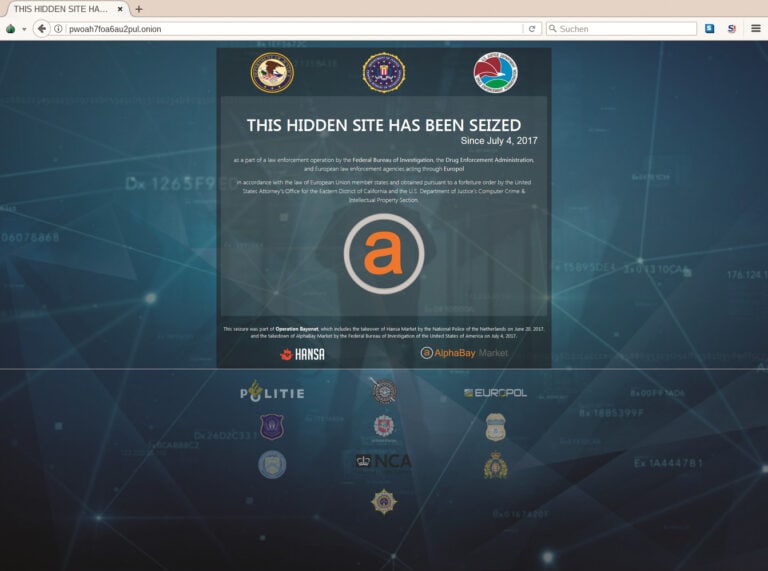 darknet TOR marktplaats politie