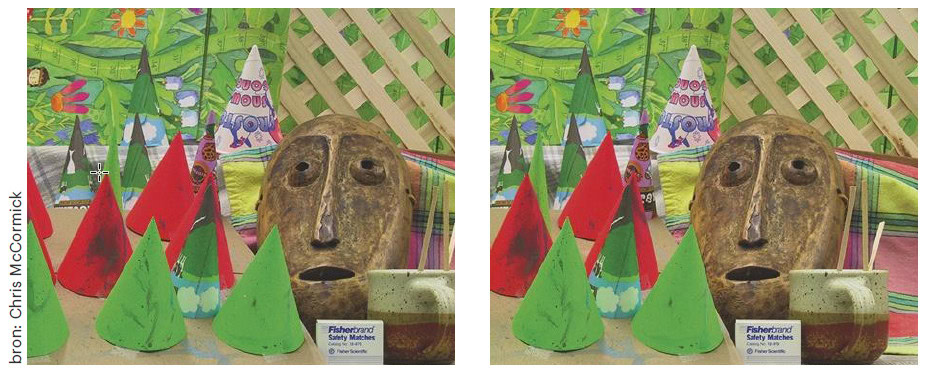 smartphone camera Blockmatching verschuiving