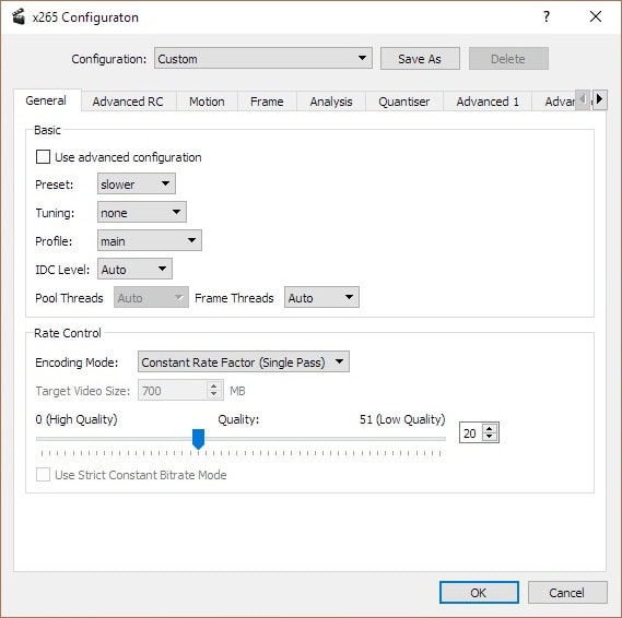 GeForce kaart voor meerdere videostreams Avidemux x265 hardware