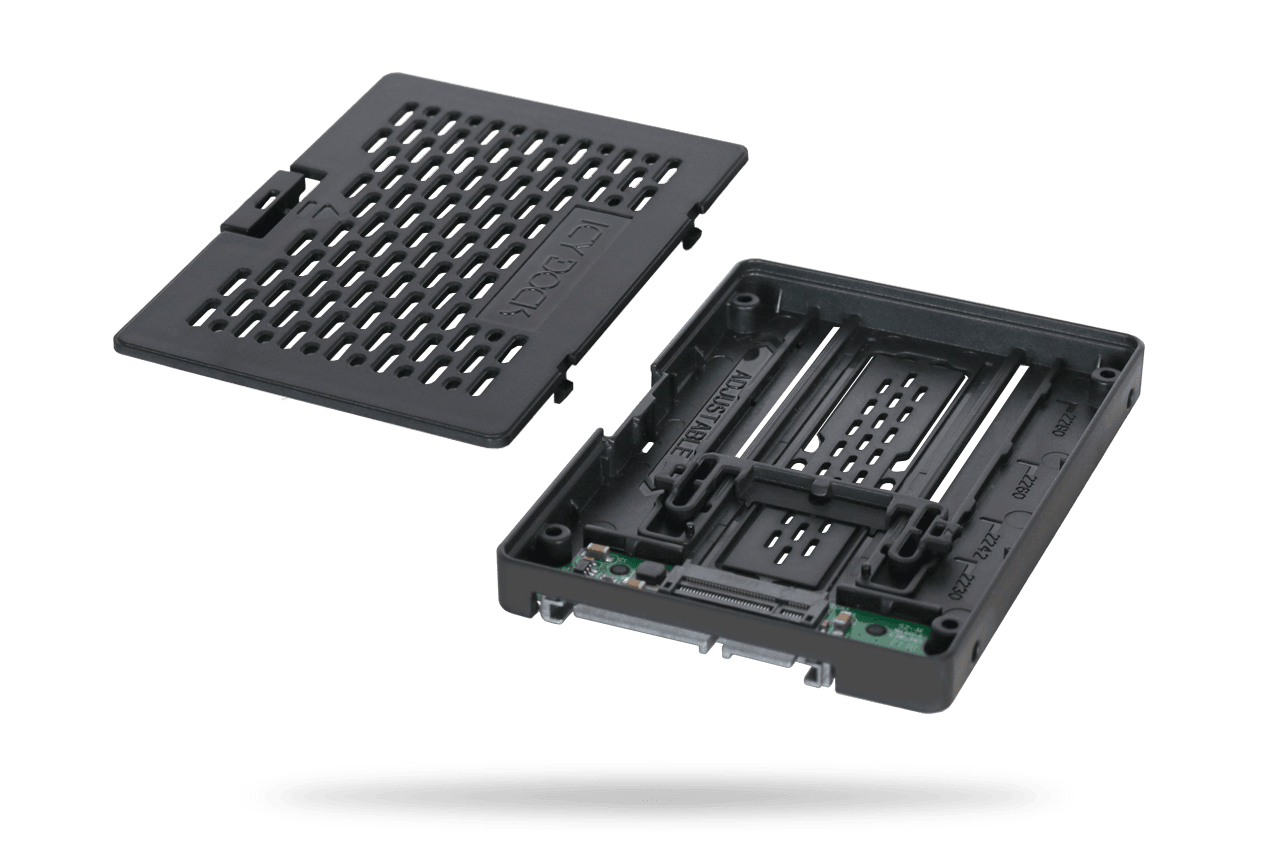 thumbnail voor IcyBox EZConvert MB703M2P-B: van M.2 naar 2,5″ (SATA)