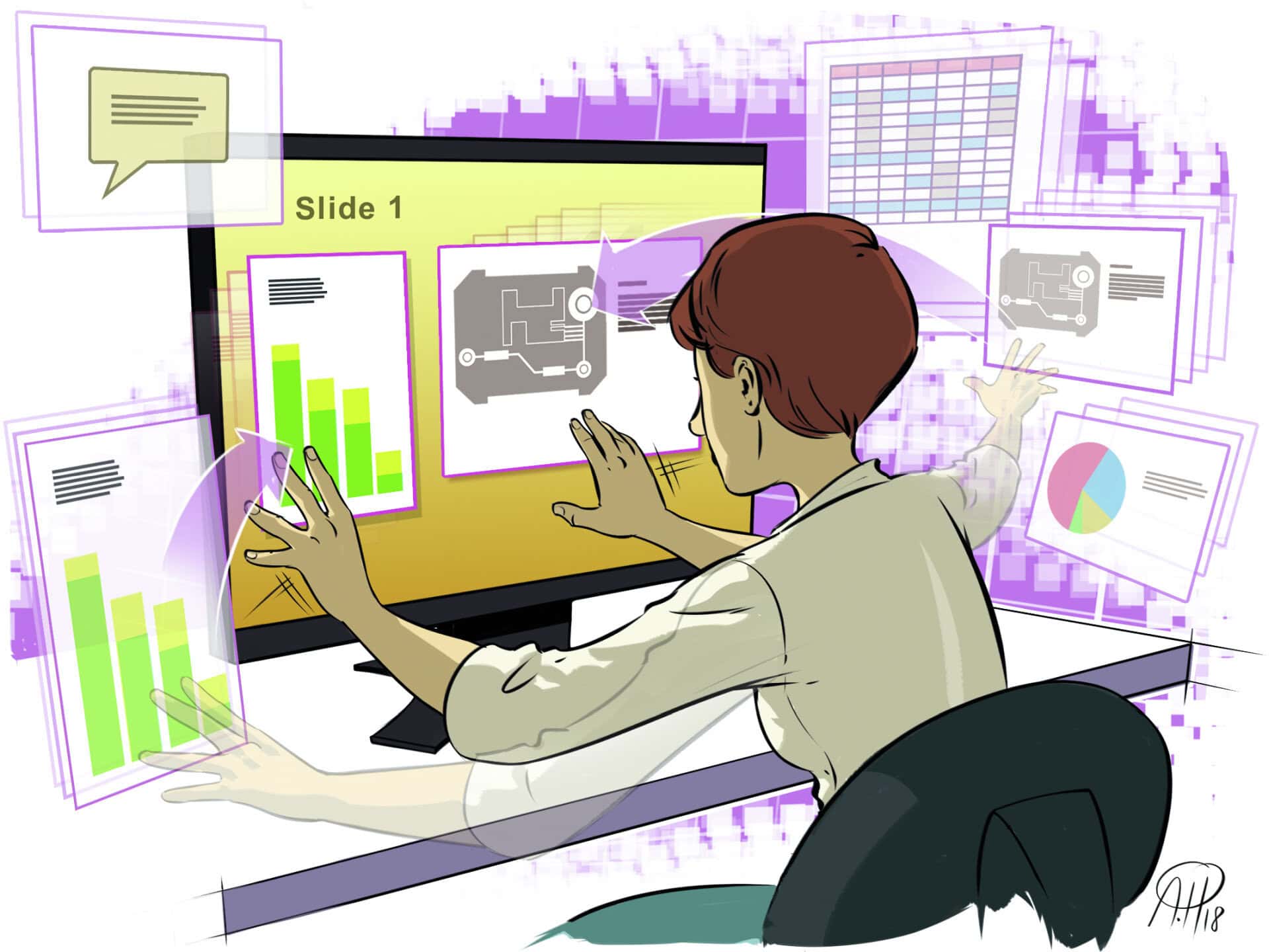 Office software voor teams samen werken project