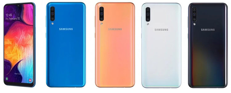 Samsung Galaxy A50 kleuren