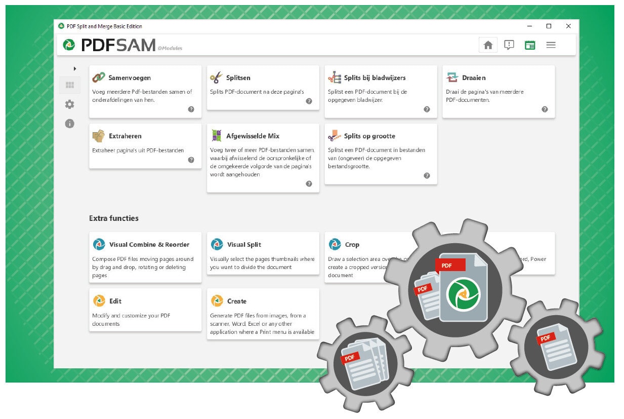 pdf samenvoegen bewerken documentbeheer gratis software PDFSAM