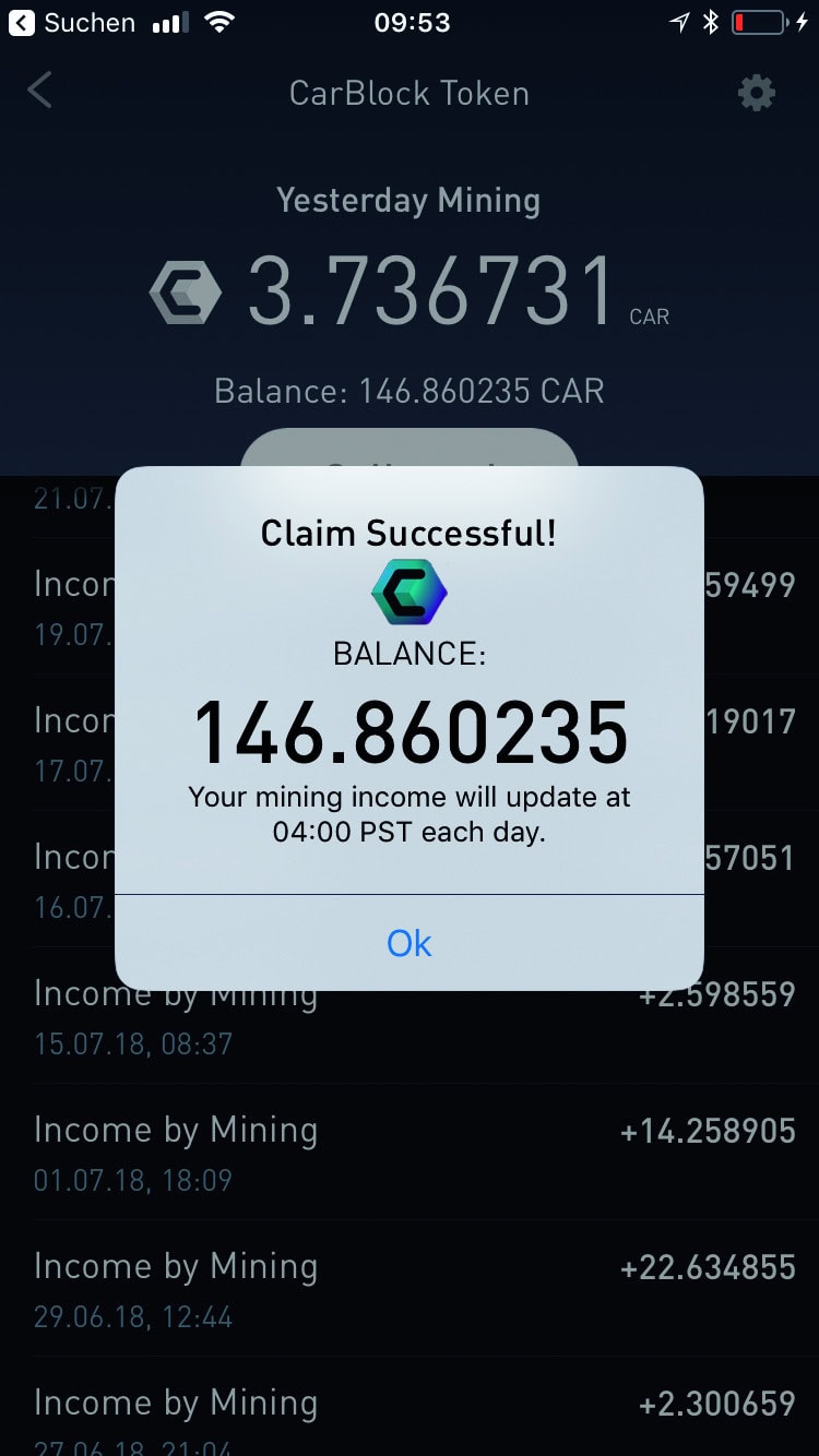 auto en blockchain Nonda CarBlock
