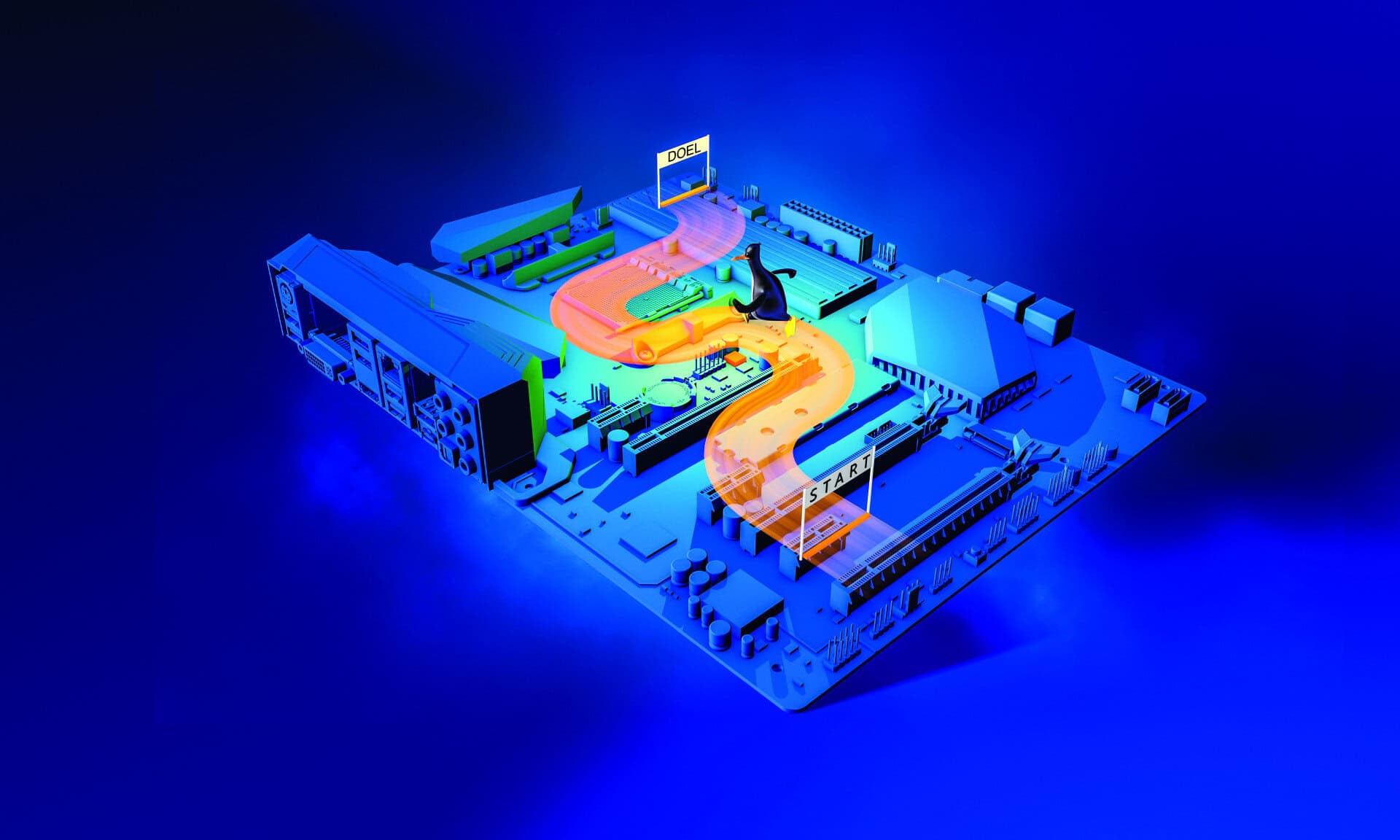 Linux op UEFI-pc installeren installatie UEFI Ubuntu Fedora Mint