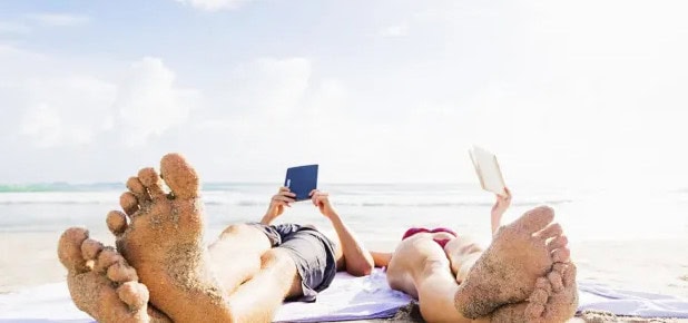 lezen strand e-book tijdschrift Readly