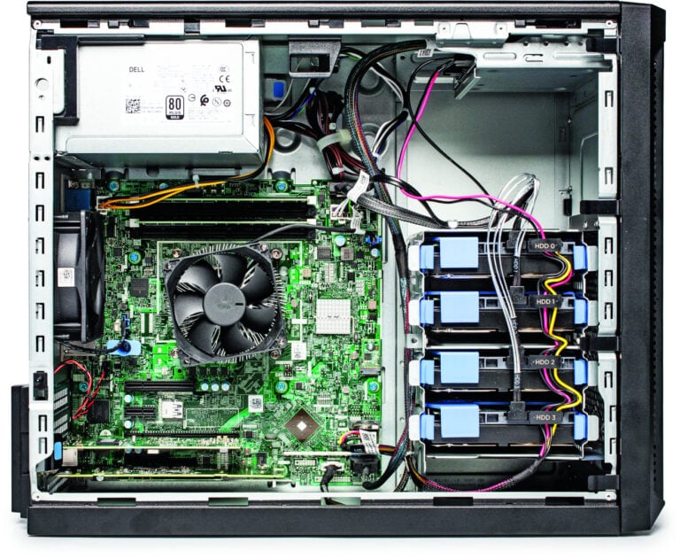 instap server MKB kleine server netwerk review inbouw Dell