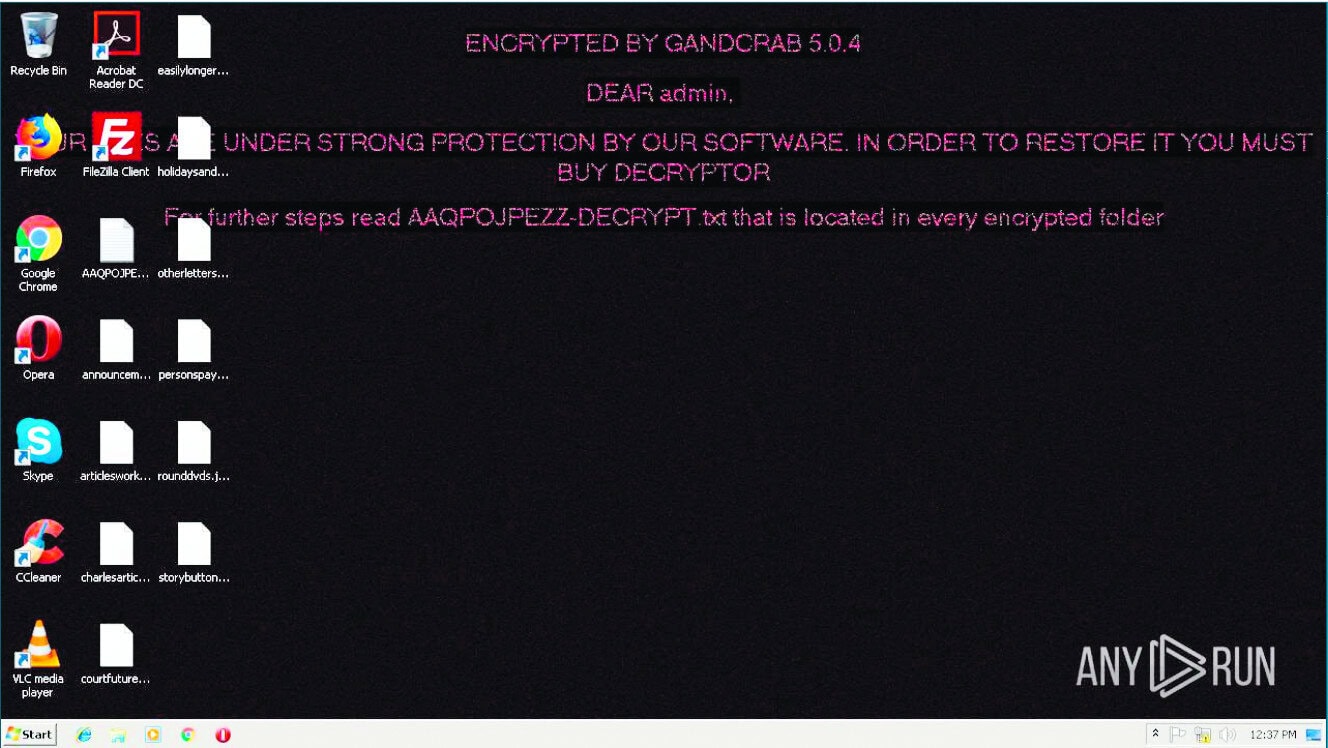 malware bekijken browser any.run veilig analyse GandCrab
