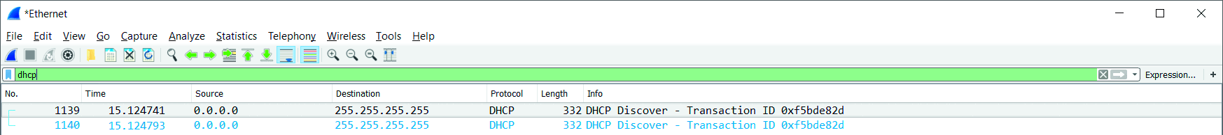 Wireshark netwerk analyse tool Npcap Wireshark 3 TLS DHCP