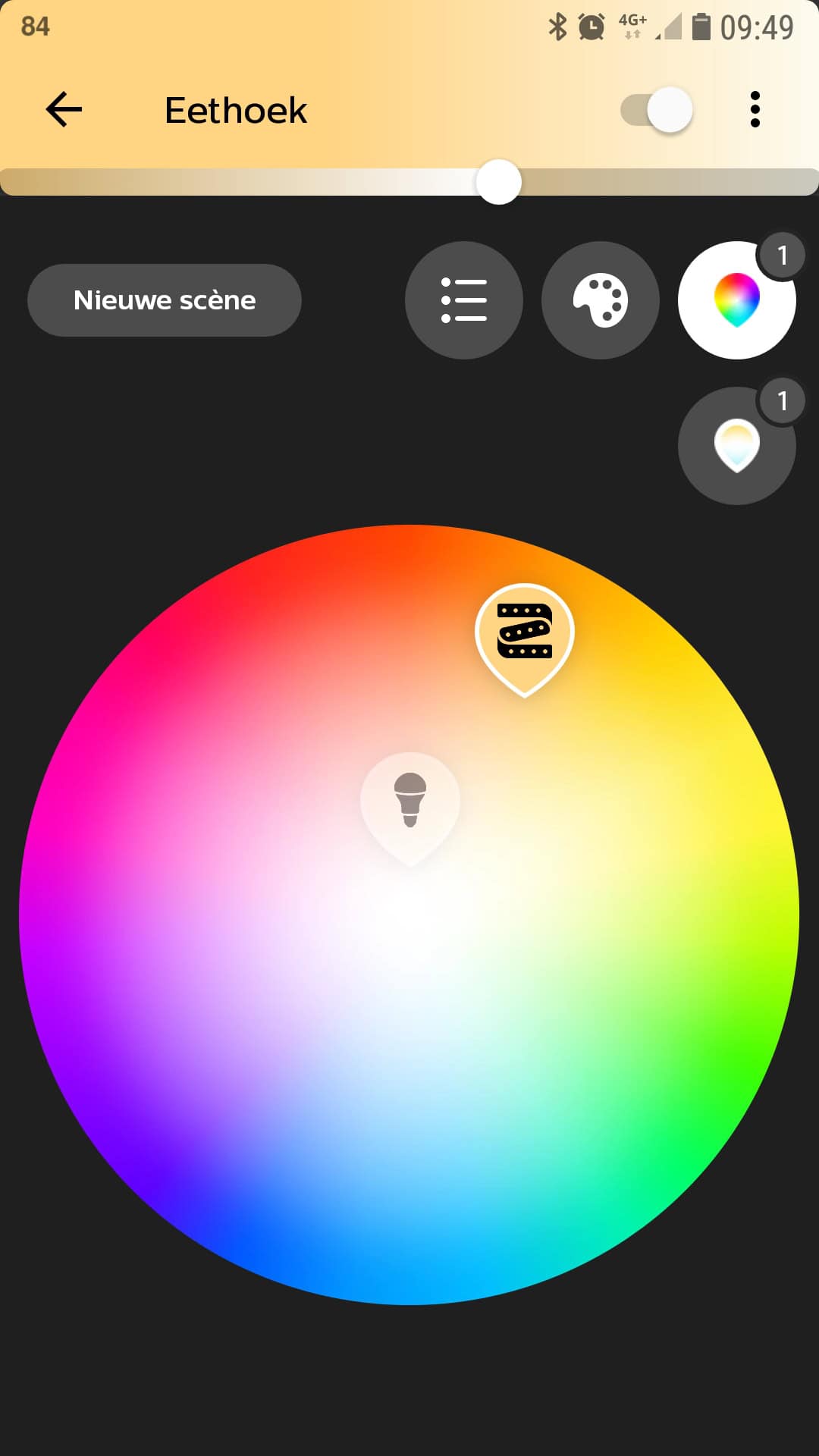 slimme verlichting getest Philips Hue app bediening