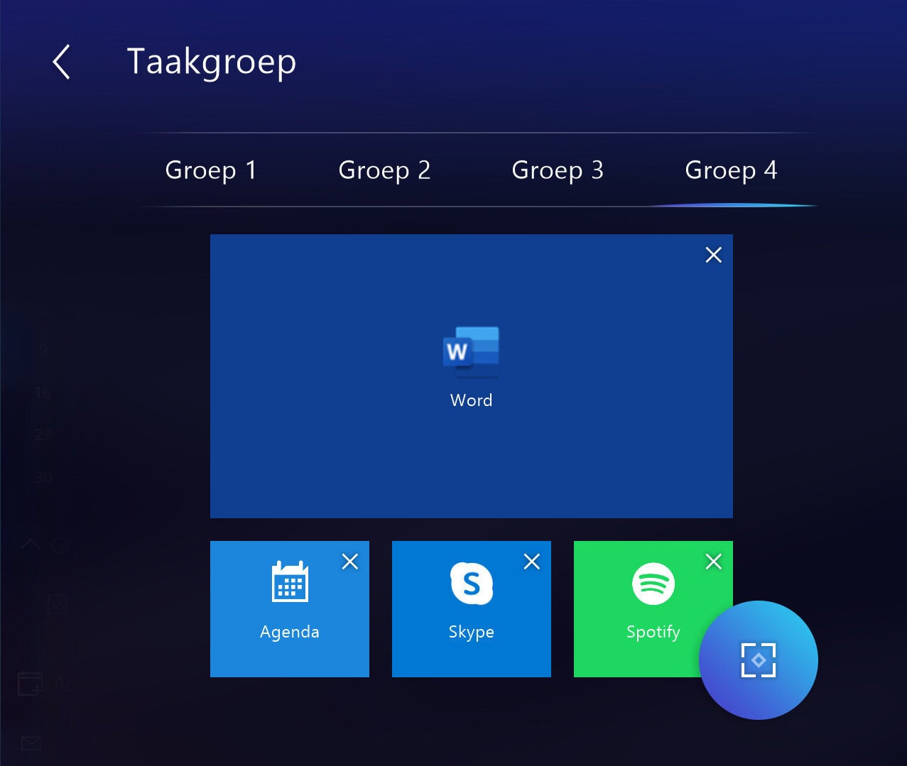 ScreenPad Plus Taakgroep