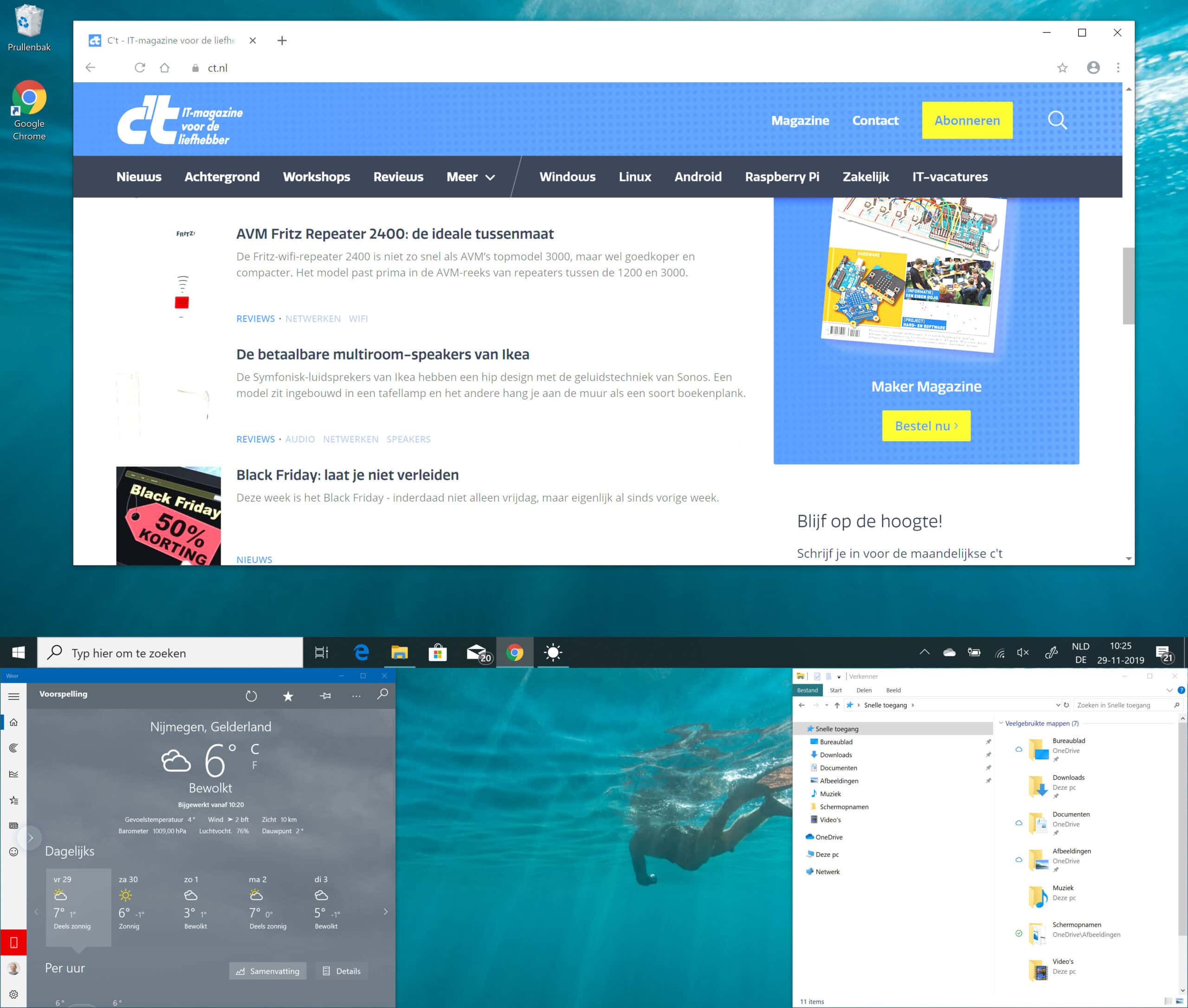 ScreenPad Plus vensters