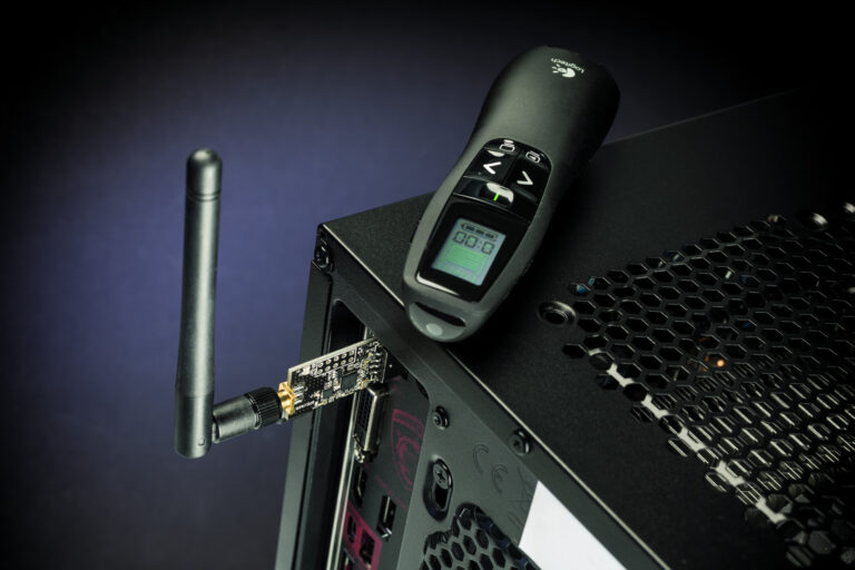 draadloos toetsenbord muis hack beveiliging Crazyradio PA MouseJack