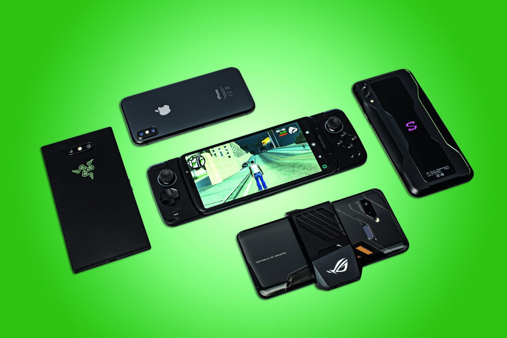 game smartphone test mobiel gamen iPhone Android Rog Phone Razer Phone Black Shark