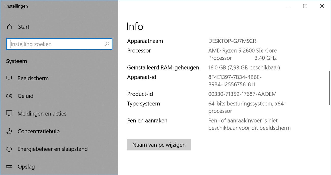 Windows 10 omzetten naar UEFI controleren 32-bit 64-bit architectuur