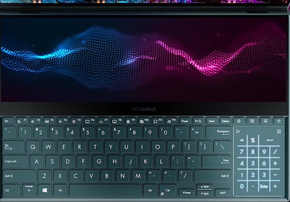 ZenBook Pro Duo toetsenbord