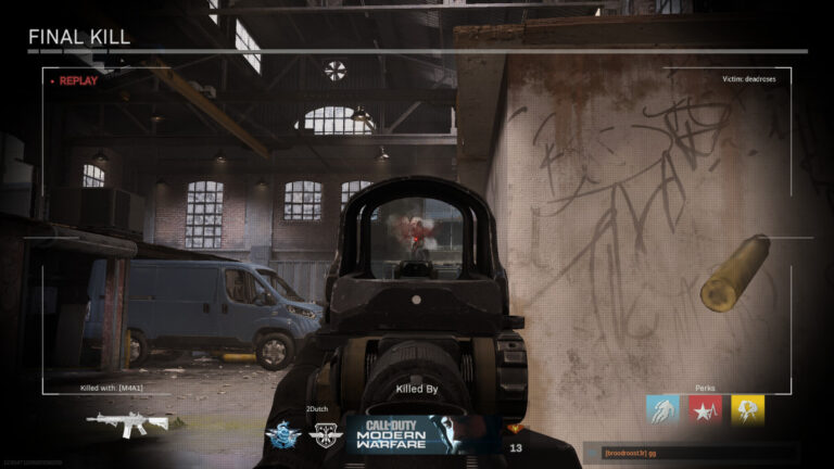 cod modern warfare - final kill