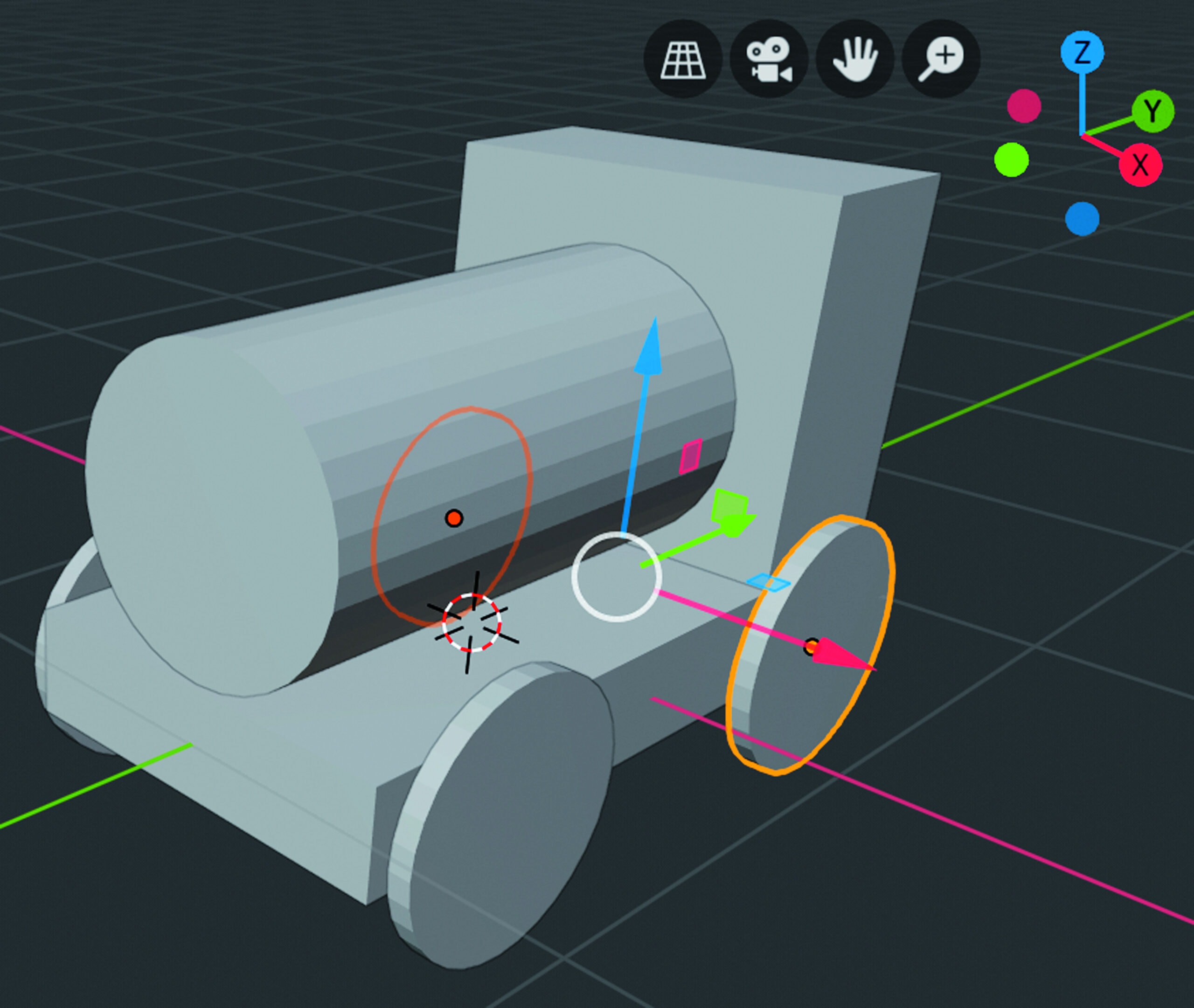 Blender workshop 3D ontwerpen perspectief wijzigen