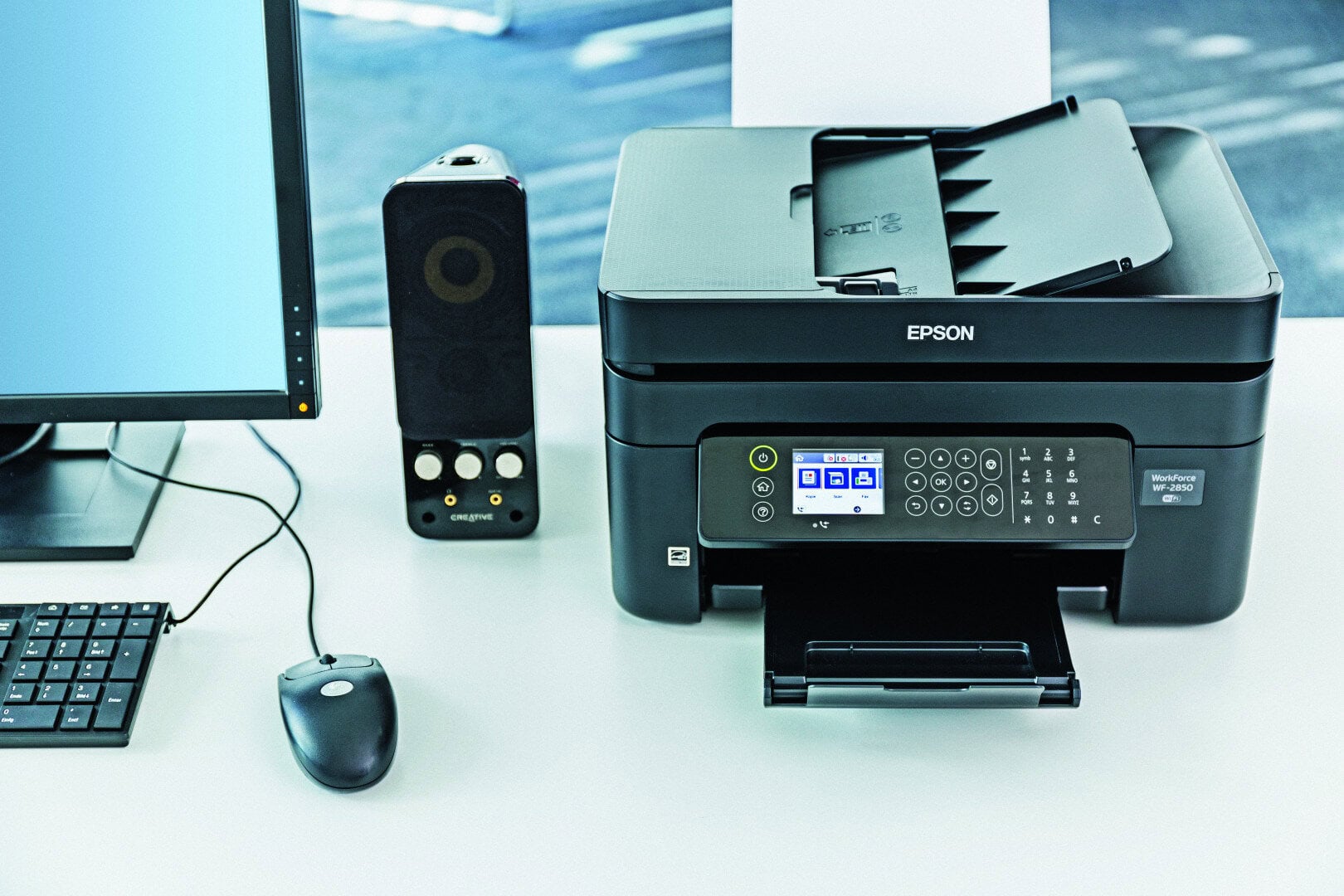 goedkope all-in-one printer compacte kleurenprinter test review printkosten snelheid