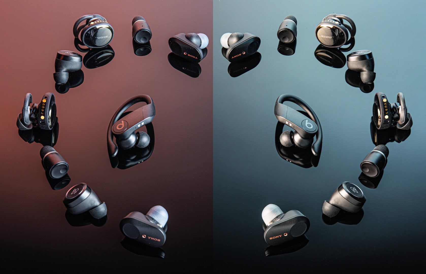 wireless in-ear headset test vergelijking draadloze oordopjes koptelefoon bluetooth