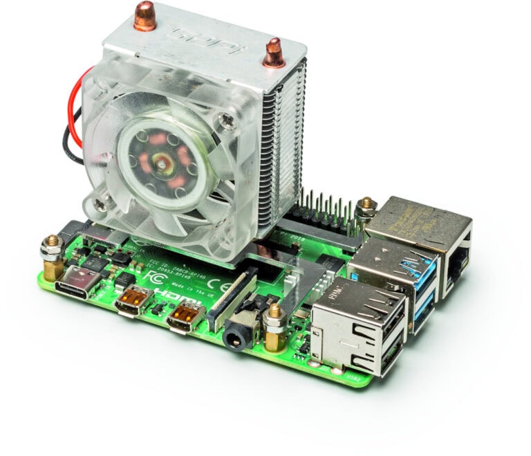 Pi 4 koeling koeler ventilatie fan test tower cooler ICE-Tower