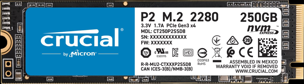 Crucial P2 ssd
