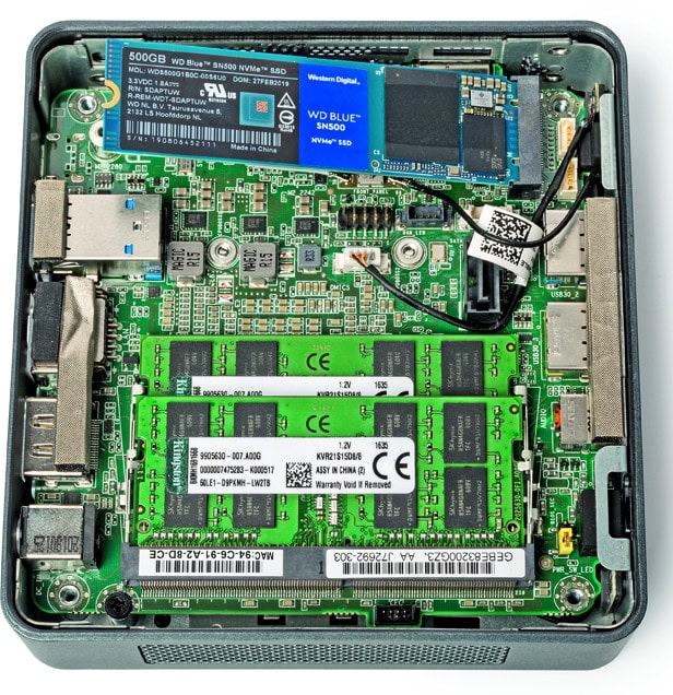grote ssd test review snelle ssd NUC mini-pc veel opslag
