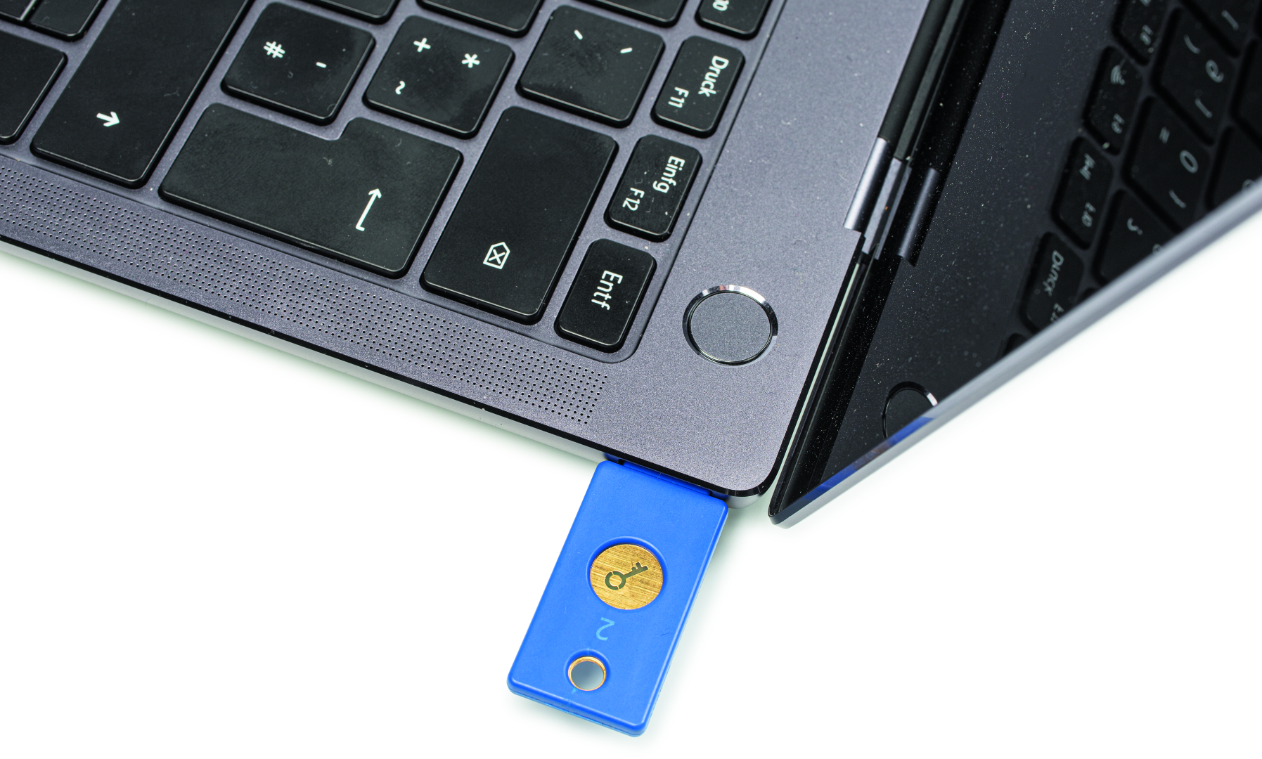 FIDO2 security key beveiliging usb test